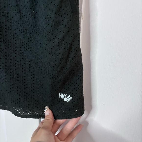 Volcom Low Cut Black Mini Dress XS - Picture 3 of 7